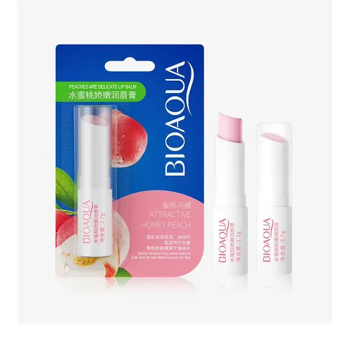 BIOAQUA naturel Aloe hydratant baume à lèvres incolore affiner réparer les rides