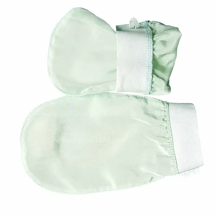 100% soie exfoliante visage lavage beauté serviette doux exfoliant peau bain gommage soie bain visag