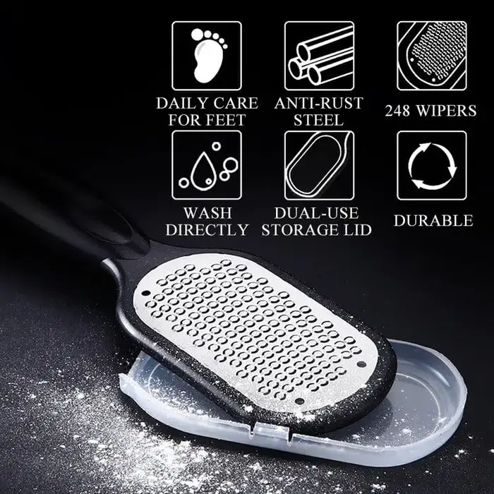 Dissolvant professionnel de callosités en acier inoxydable