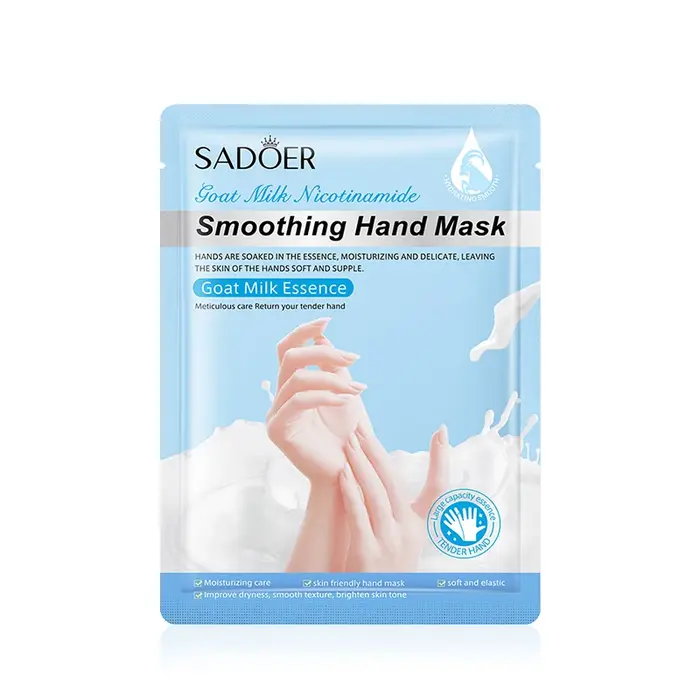 SADOER lait de chèvre hydratant masque pour les mains blanchissant nourrissant Anti-âge hydratant ga