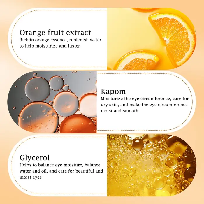 BIOAQUA vitamine C crème pour les yeux sous