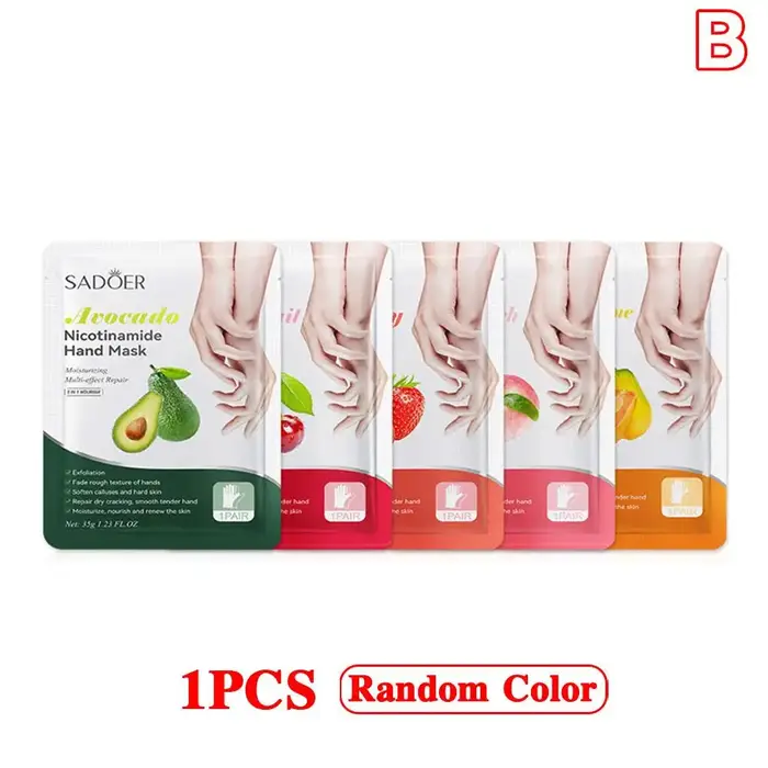 1 pièces SADOER fruits masque pour les mains masque pour les pieds hydratant mains pieds apaisant re