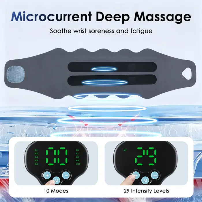 Masseur électrique pour les mains avec micro-courant EMS