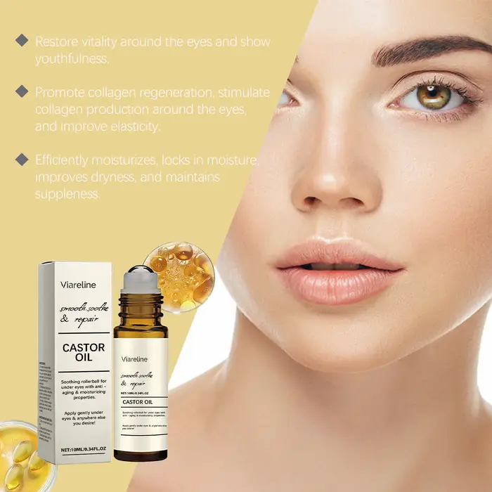 Sérum pour les yeux à l'huile de ricin