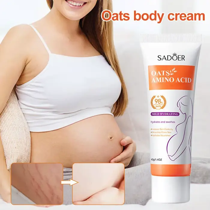Crème anti-vergetures pour éliminer l'obésité post-partum