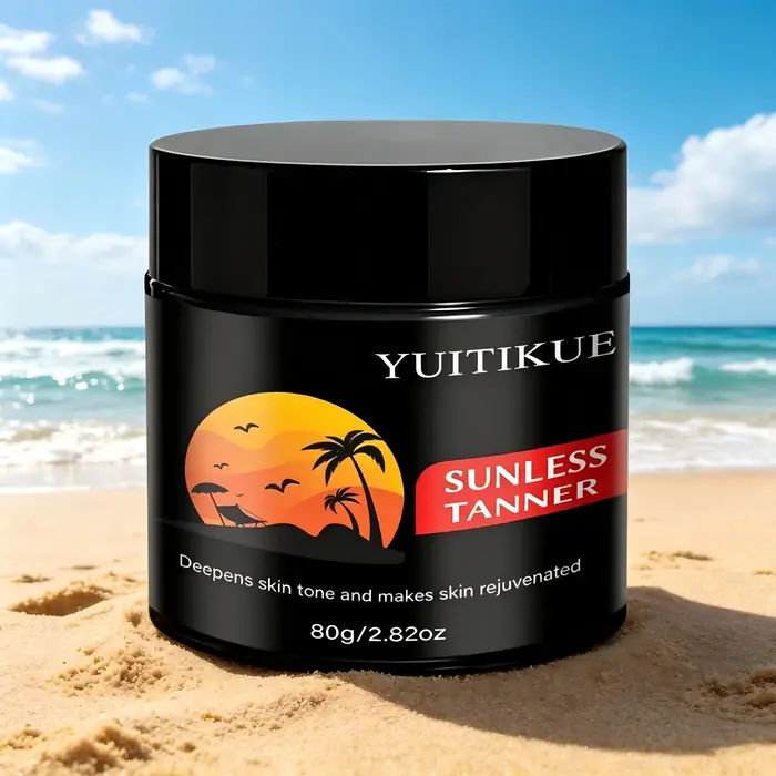 YUITIKUE Autobronzant Naturel Sans Soleil, Crème Bronzante Sans Soleil pour Intensifier le Teint et 