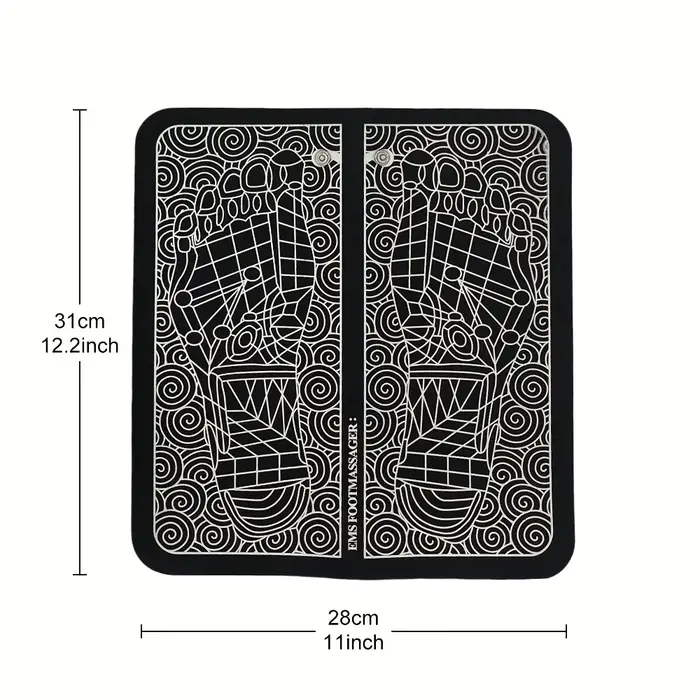 Tapis de Massage des pieds électrique avec chargeur USB, relaxation des points d'acupuncture des pie