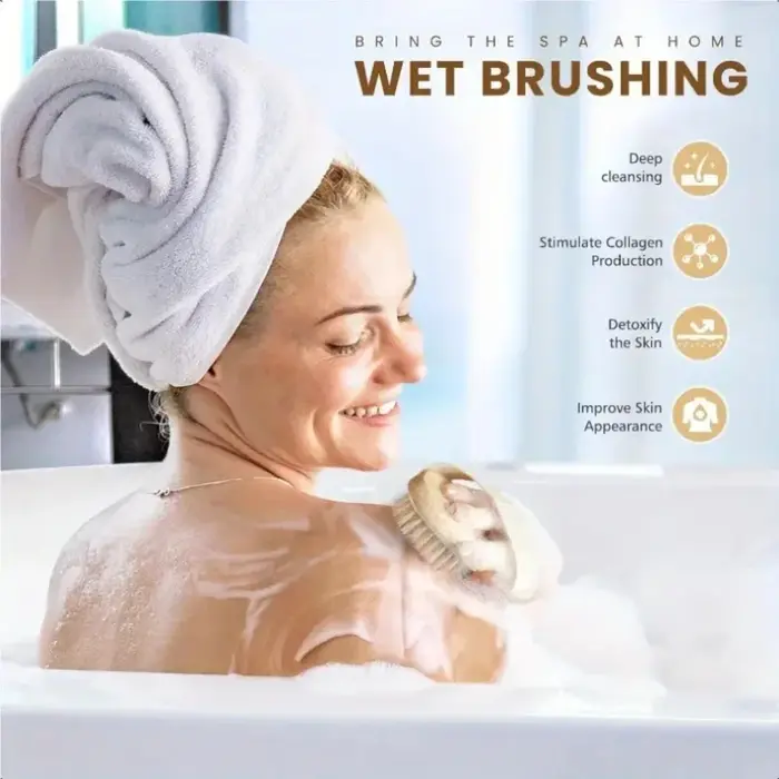 Brosse pour le corps 2 en 1