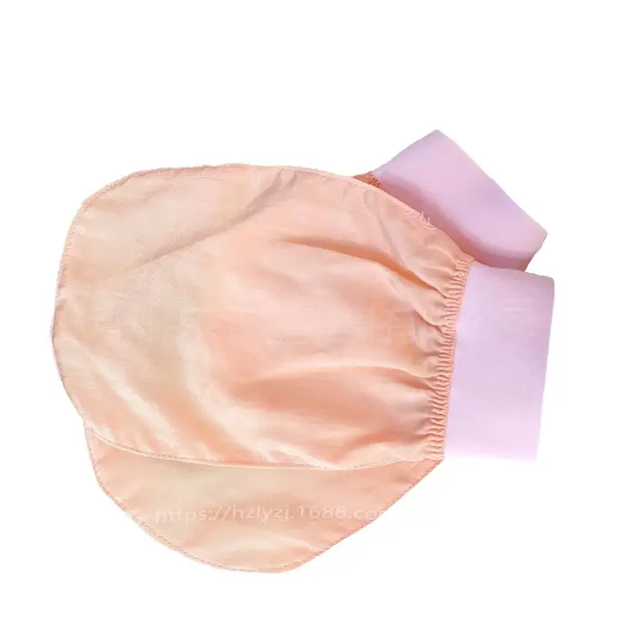 Gant de lavage exfoliant en soie pour le visage, serviette de beauté douce, exfoliant pour la peau, 