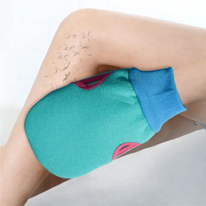 Gants exfoliants doubles