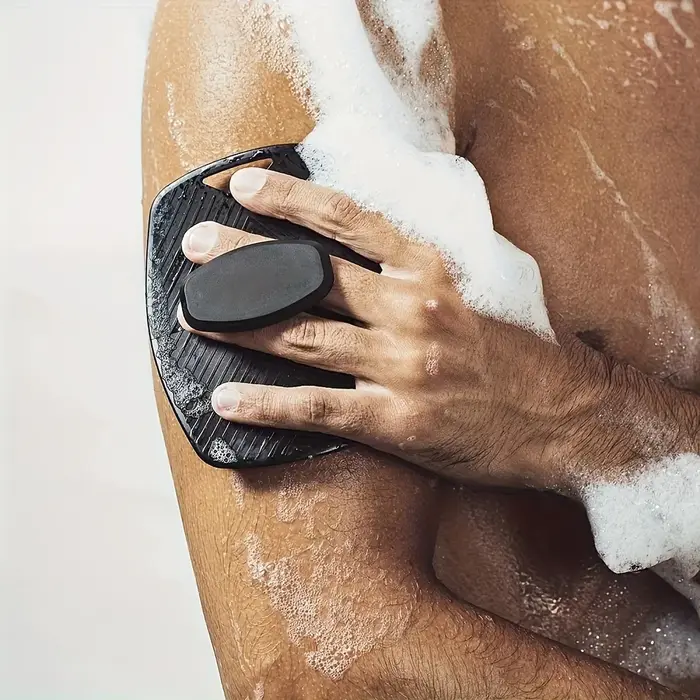 Ensemble de brosses de bain 1-4 pièces Brosse de bain en silicone souple avec poignée antidérapante,