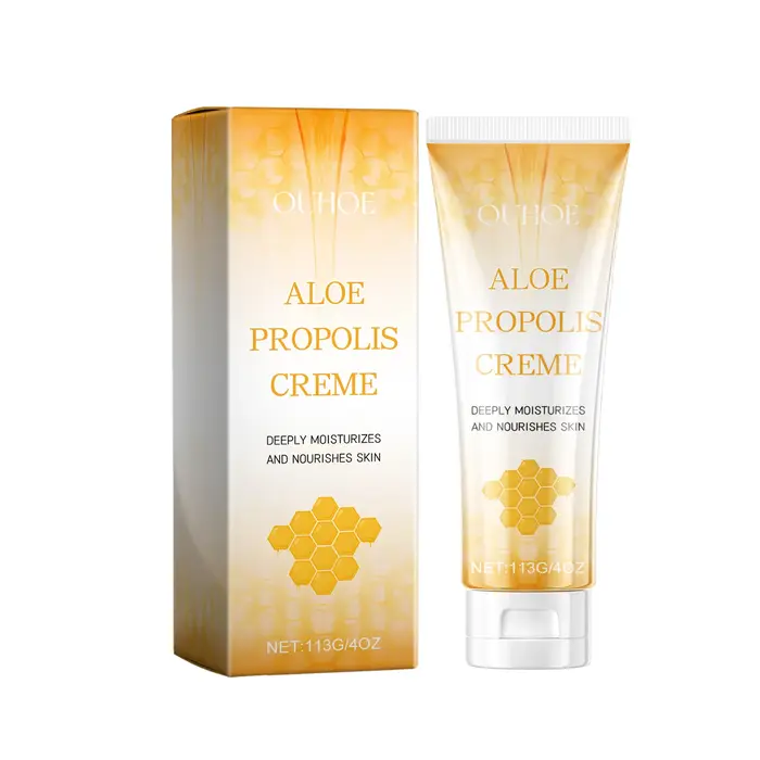 OUHOE Aloe Propolis Crème Hydratante Apaisant Nourrissant Rides Remover Hydratant Rajeunissant Éclai