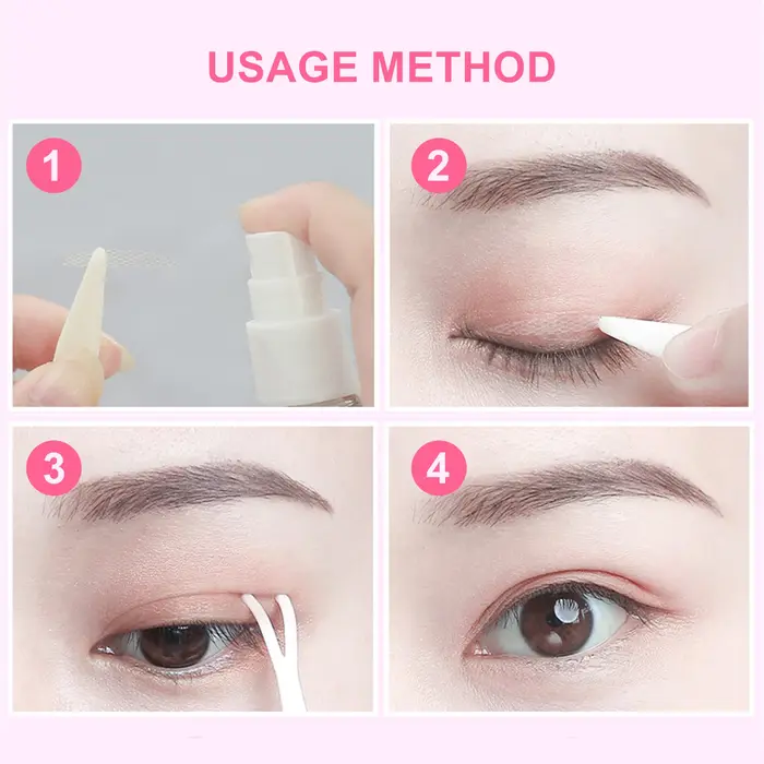 Bandes de levage de paupière imperméables pour femmes