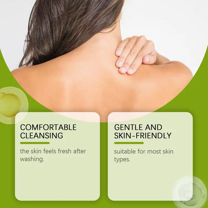 Savon à l'huile d'arbre à thé Nettoyant Doux Exfoliant Soulage les démangeaisons Hydratant Peau sèche Lissant