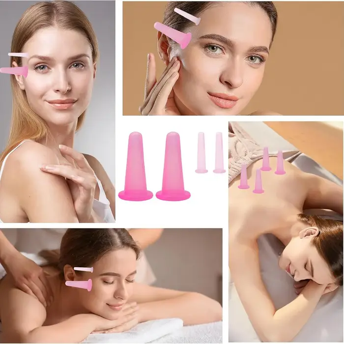 Ensemble de ventouses faciales en Silicone