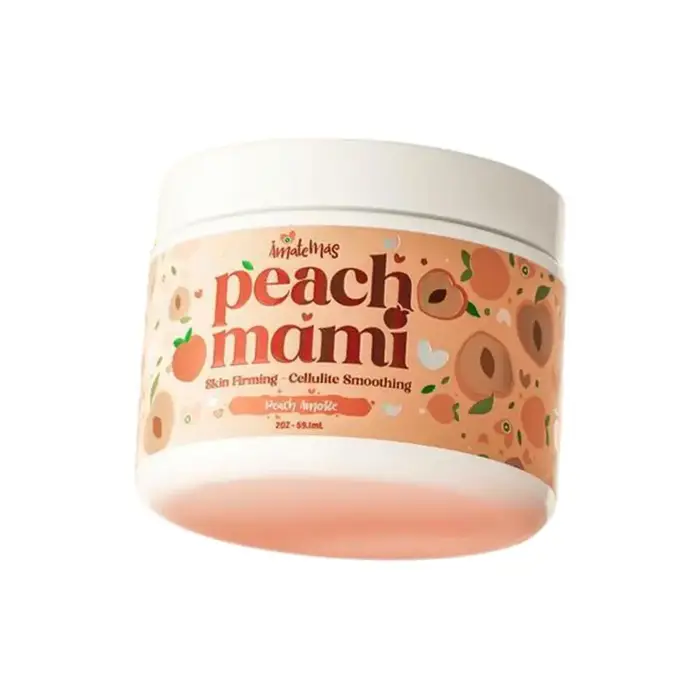 Crème raffermissante pour le corps Peach Mami, légère, à absorption rapide, lissante pour la celluli