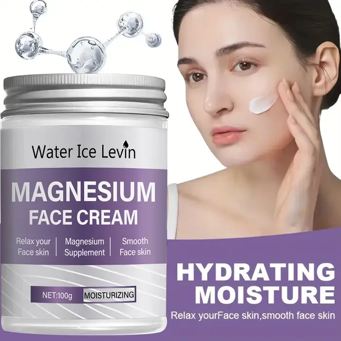 Crème pour le visage au magnésium