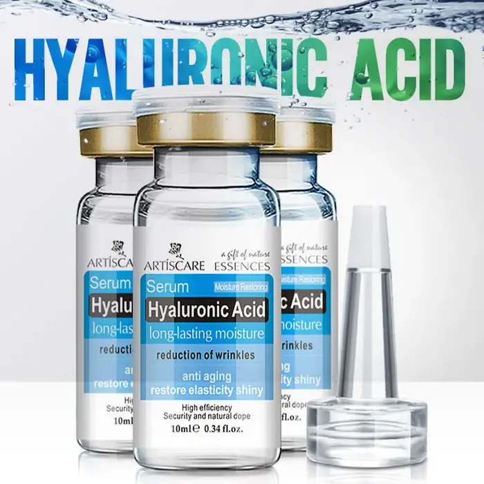 ARTISCARE-Sérum pour le visage à l'acide hyaluronique, 3 pièces, hydratant, essence liquide, crème d