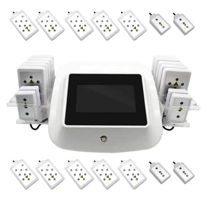 Machine Laser Lipo 14 tampons, perte de graisse, peau tendre, Anti-âge, Anti-rides, perte de poids, 