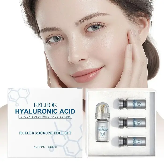 Kit de sérum facial à micro-aiguilles à la niacinamide avec rouleau 0