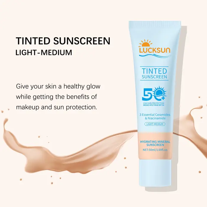 Crème solaire teintée SPF 50