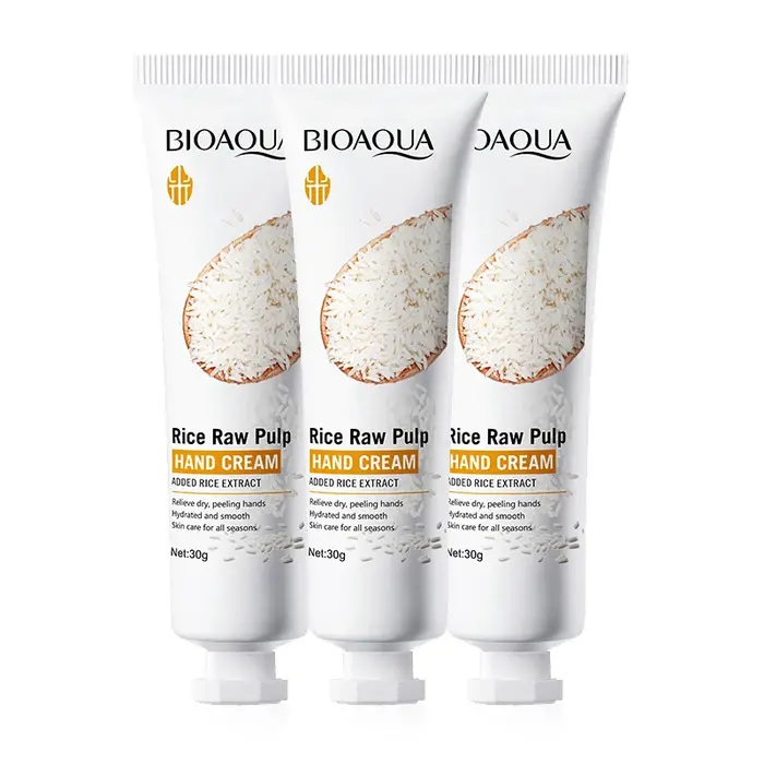 1/2/3/5 pièces BIOAQUA riz blanc crème pour les mains