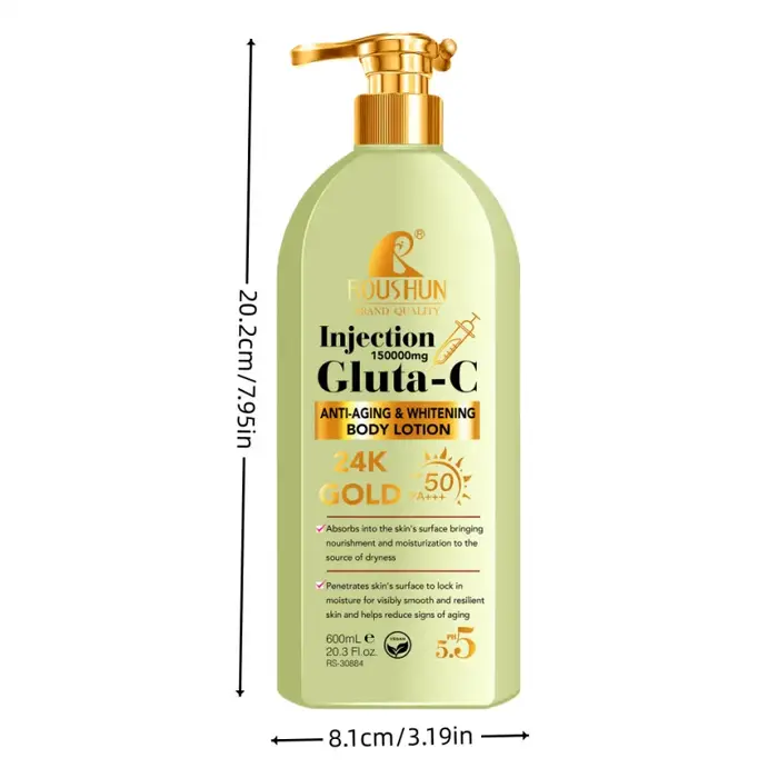 600ml GLUTA-C Lotion pour le corps crème solaire 2-en-1
