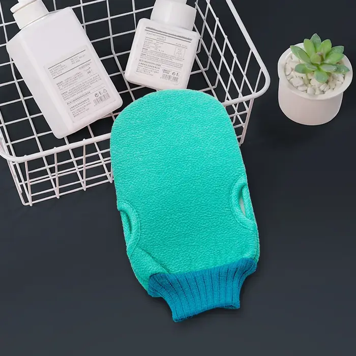 Gant exfoliant-gant exfoliant pour peau morte gants exfoliants de bain pour douche Spa Massage gommage corporel