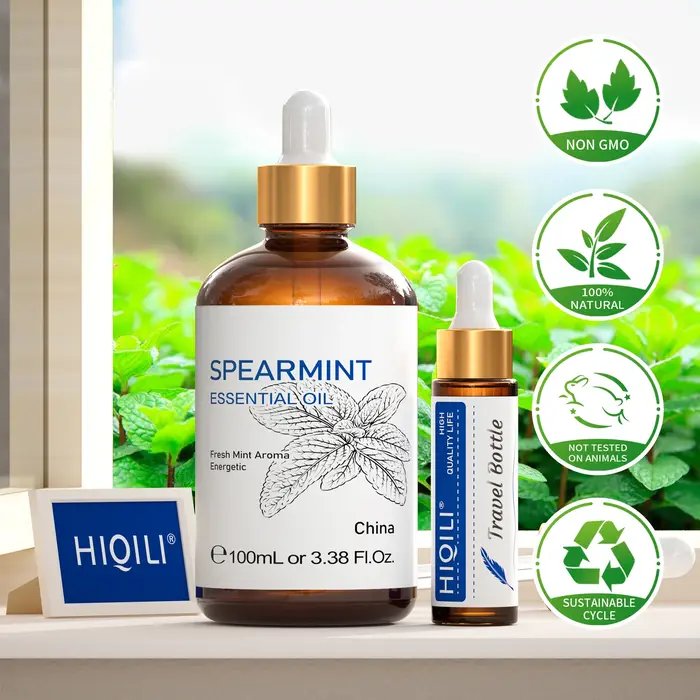 HIQILI 100ML huile essentielle de menthe verte aromathérapie naturelle citronnelle
