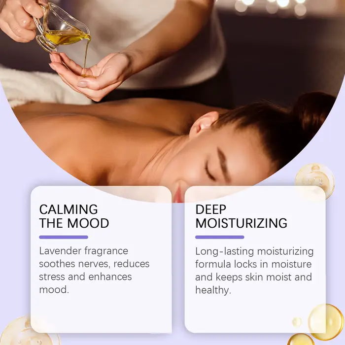 Huile de Massage relaxante à la lavande