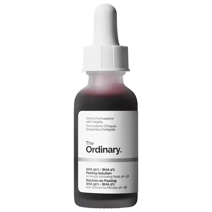 AHA 30% + BHA 2% Solution de Peeling 30ml Solution de Peeling multi-effet Exfoliant pour le visage É