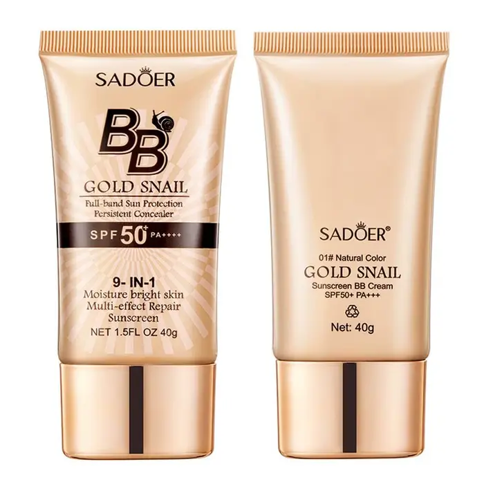 SADOER Crème BB Éclaircissante Anti-âge à la Bave d'Escargot