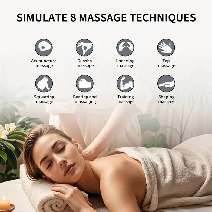 Gants de massage EMS pour le raffermissement de la peau et le contour du corps