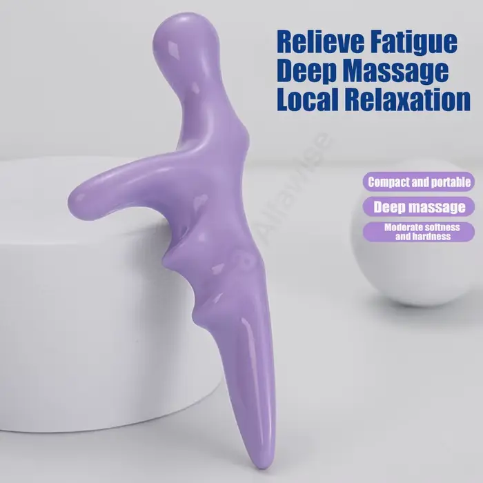 T masseur d'acupression pouce doigt presse Point de déclenchement soulagement de la Fatigue manuel détendu corps entier outil de réflexologie portatif profond