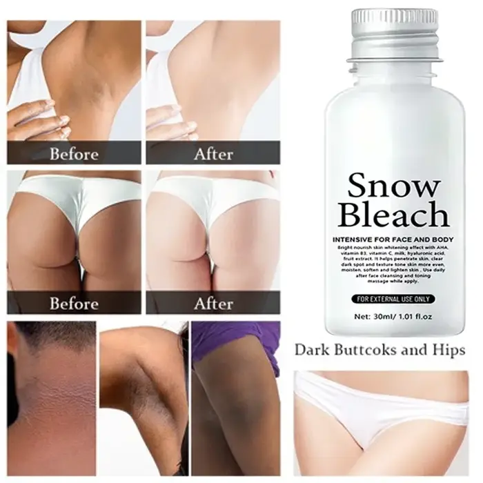 Crème blanchissante pour le corps