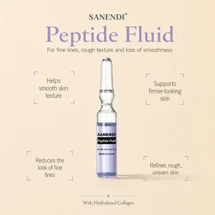 SANENDI Série d'ampoules aux peptides GSHI – Solution liquide hydratante pour les yeux et le visage – Sérum purifiant – Soin coréen pour la peau – 5/20 flacons