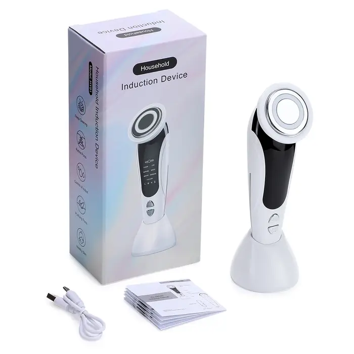 Appareil de Lifting du visage 7 en 1, EMS, microcourant, rajeunissement de la peau, LED, raffermisse