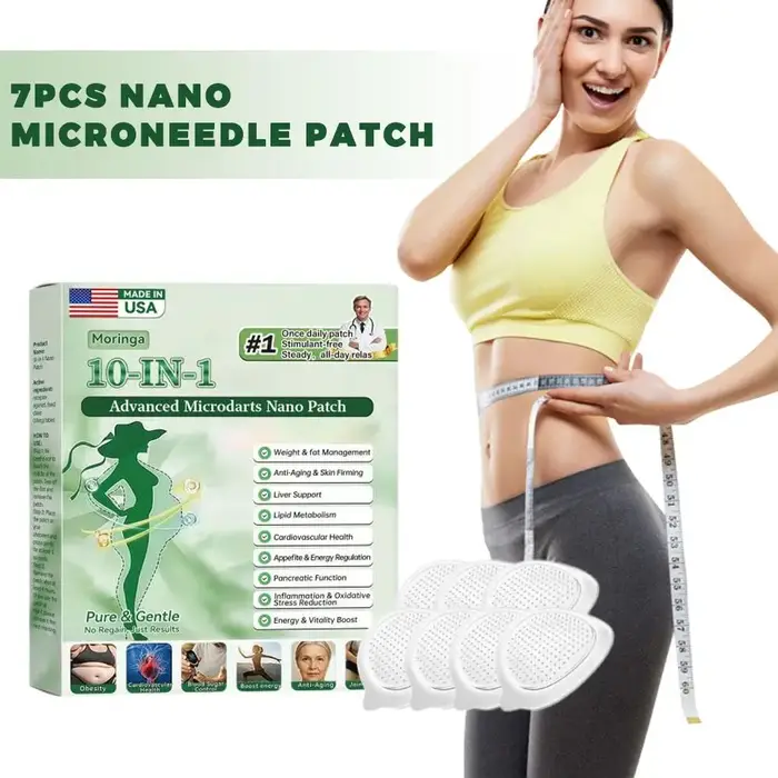 Patch Nano Micro-Aiguilles Avancé au Moringa ≤0.3mm Raffermissant Liftant Tonifiant Sculptant Hydratant Léger Unisexe