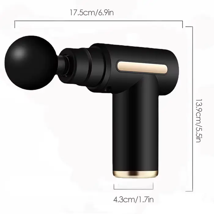 Pistolet de Massage électrique à 30 niveaux, appareil de relaxation musculaire profonde du Fascia, é