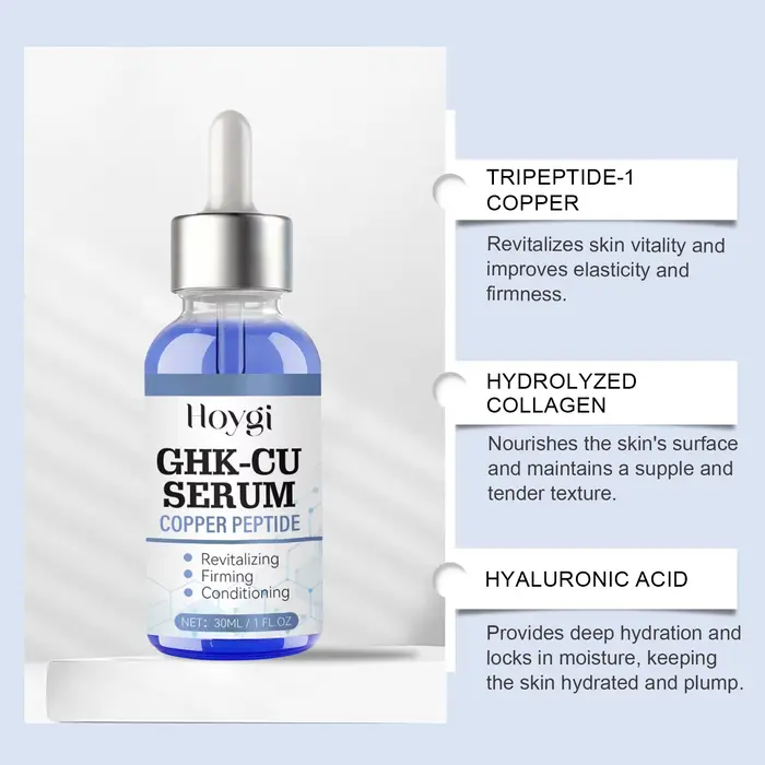 Ensemble Crème et Sérum Visage au Cuivre Peptidique – Soin Raffermissant