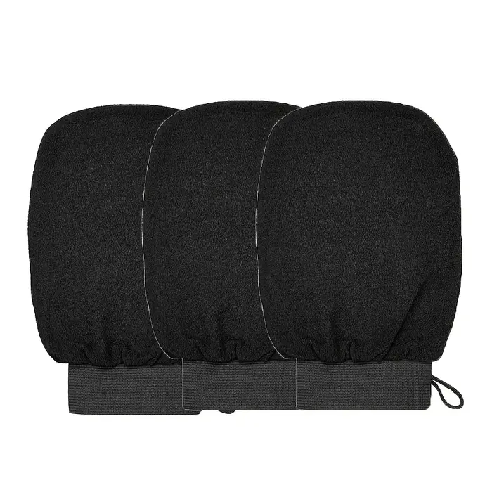 Gants de gommage de douche, 3 pièces, gommage du dos, peau morte, gants de Massage du visage, produi