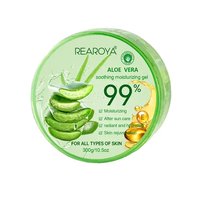 Crèmes hydratantes au gel d'aloe vera à 99 %, rafraîchissantes, non collantes, lavage du visage sans rinçage, nourrissantes en profondeur, entretien de la peau, soin du visage
