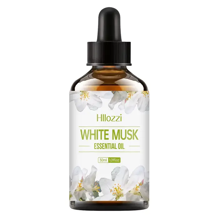 Huile essentielle de musc blanc vanille blanche riche odeur soins de la peau soins capillaires hydra