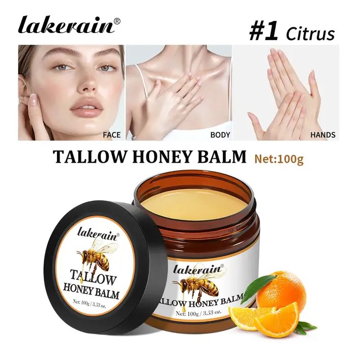 Baume au miel Tallow spécifiquement pour sécheresse et démangeaisons peau hydratante boeuf