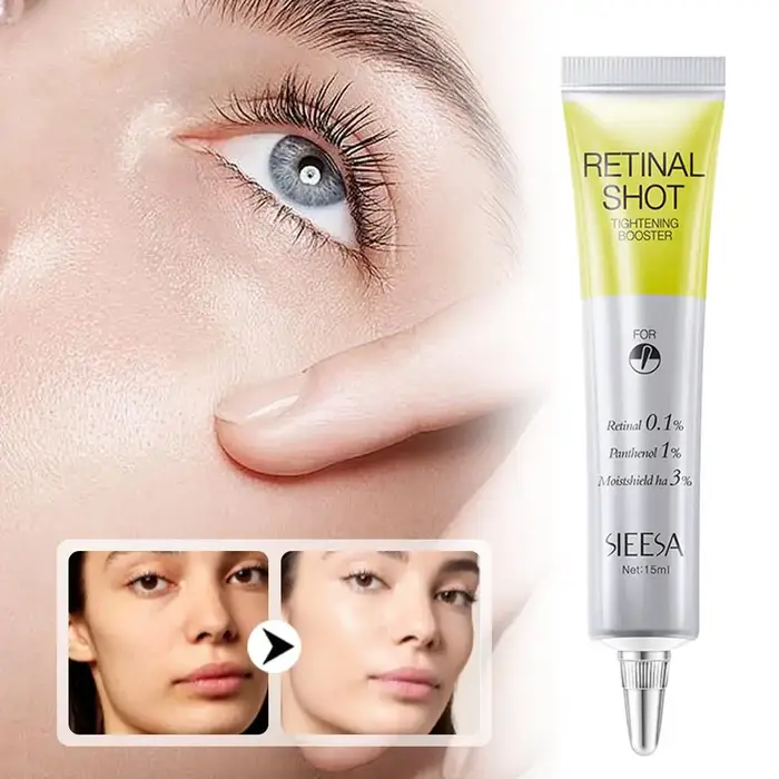 Crème Contour des Yeux Hydratante et Raffermissante Retinal Shot 0.1% – Soin Coréen Anti-Rides Instantané Visage et Cou