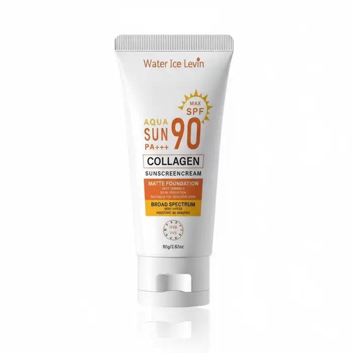 Crème solaire SPF 90+ PA+++ Large spectre. Résistant à l'eau 80 minutes. Protège contre les UVB et l