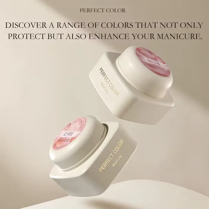 Vernis à ongles 4 en 1, couleur parfaite, 20g, 12 couleurs, Base en caoutchouc, Extension pour brico