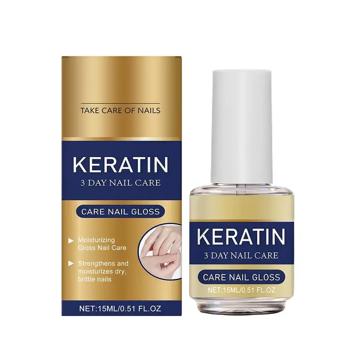 Huile de soin des ongles à la kératine 3 jours (1/3/5 pièces) – Traitement hydratant et brillant pou