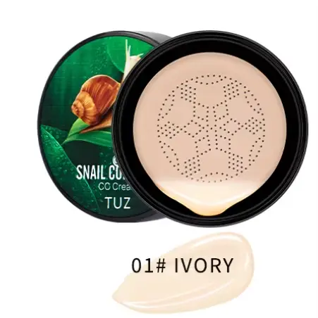 Crème BB au collagène d'escargot naturel, fond de teint CC coussin d'air tête de champignon, correct