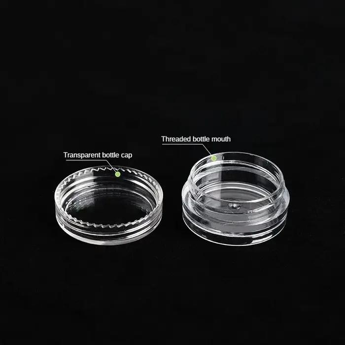 Pot à crème transparent de 2-5g